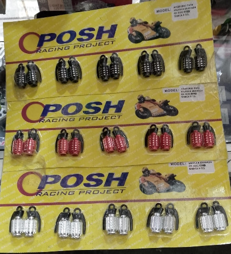 Imagen 1 de ACCESORIO TAPA VALVULA GRANADA ROJO NEGRO BLANCO 