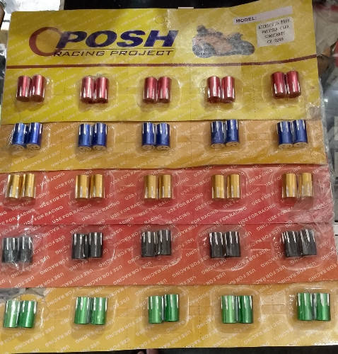 Imagen 1 de ACCESORIO TAPA VALVULA CARA SONRIENTE AZUL ROJO AMARILLO VERDE NEGRO