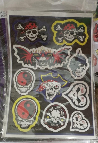 Imagen 1 de ACALCOMANIA SURTIDO HONDA, FOX, CALAVERA