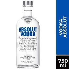 Imagen 1 de Vodka absolut azul 750ml