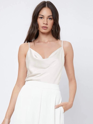 Imagen 1 de Blusa de tirante de satén