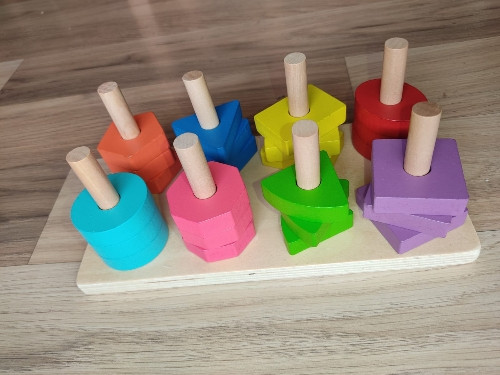 Imagen 1 de Apilable 8 figuras geometricas
