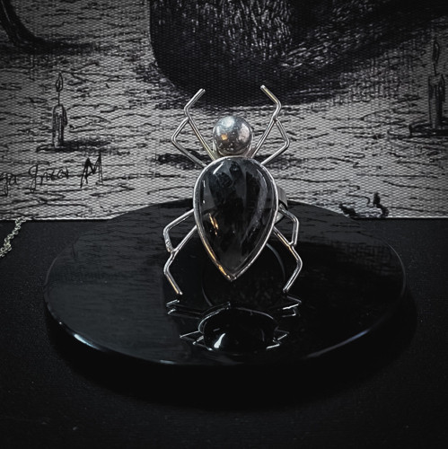 Imagen 1 de Anillo Araña Cuarzo Turmalinado Ajustable