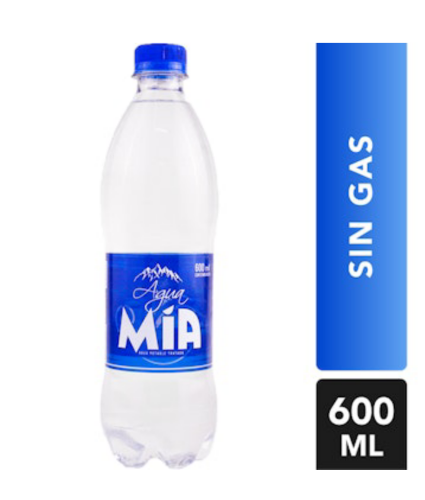 Imagen 1 de Agua mia x 600ml