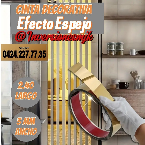 Imagen 1 de CINTA DECORATIVA ADHESIVA ????