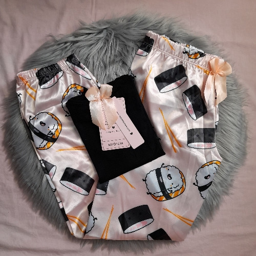 Imagen 1 de Pantalón satin sushi negro