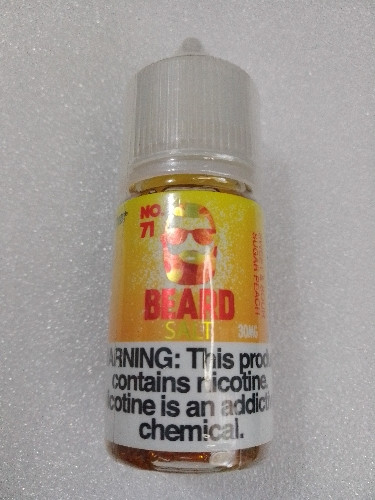 Imagen 1 de Beard Salt No 71 Sweet & Sour Peach Gummy Ring 30ml 30mg