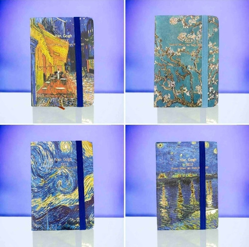 Imagen 1 de Agenda mini resorte Van Gogh