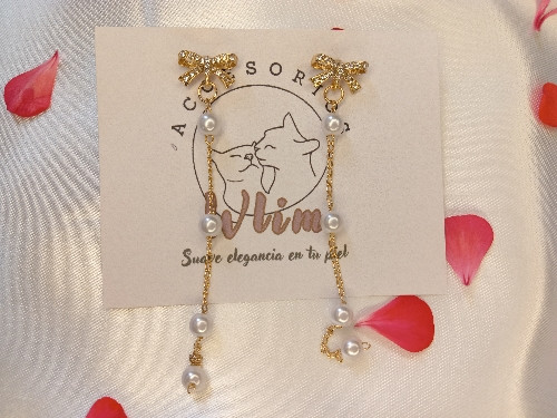 Imagen 1 de Aretes Colgantes de Acero