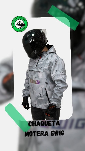 Imagen 1 de Chaqueta Motera EWIG gris TL