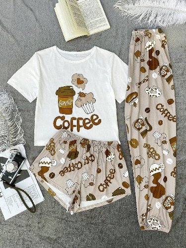 Imagen 1 de 3 piezas cafe 