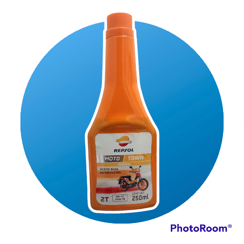 Imagen 1 de Aceite para motocicleta 2T Repsol (250ml)