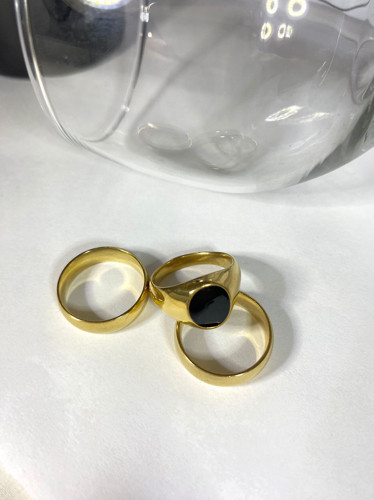Imagen 1 de Anillos Acero inoxidable Dorado