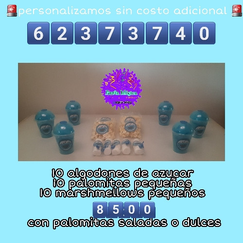 Imagen 1 de Algodón, palomitas pequeñas, marshmellows en bolsita 
