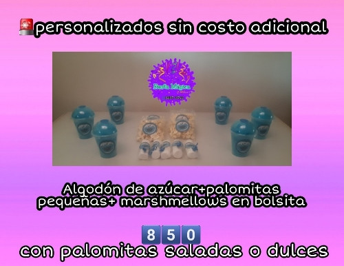 Imagen 1 de Algodón, palomitas, marshmellows en bolsita  