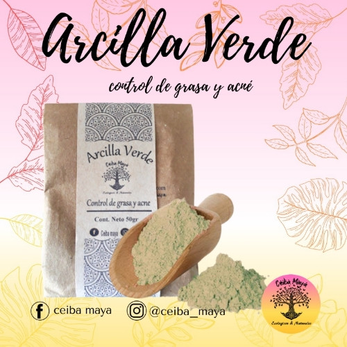 Imagen 1 de 08- Mascarilla de arcilla verde