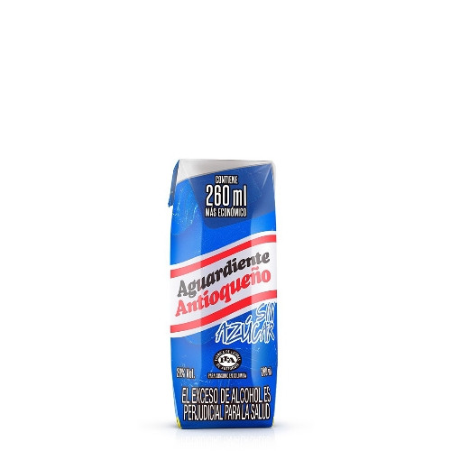Imagen 1 de AGUARDIENTE AZUL 1/4