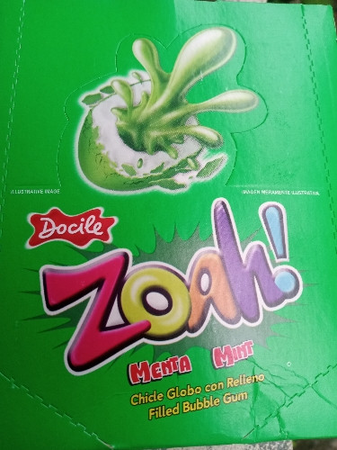 Imagen 1 de CHICLE CENTRO LIQ. ZOAH MENT PQT*40U