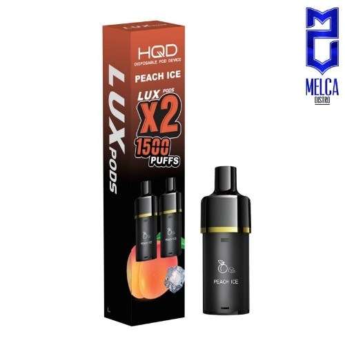 HQD LUX POD PEACH ICE | THE VAPE ZONE DR