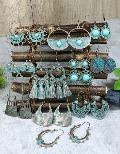 Imagen 1 de Aretes azul