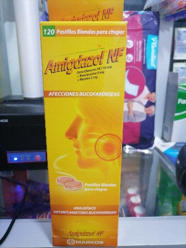 Imagen 1 de AMIGDAZOL NF CJA 120 PLASTILLA BLANDA 