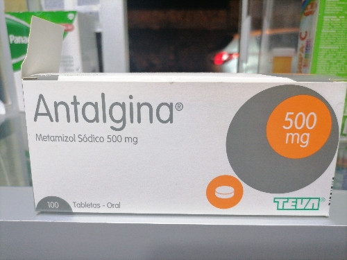 Imagen 1 de ANTALGINA 500 MG (METAMIZOL) CJA 100 TAB