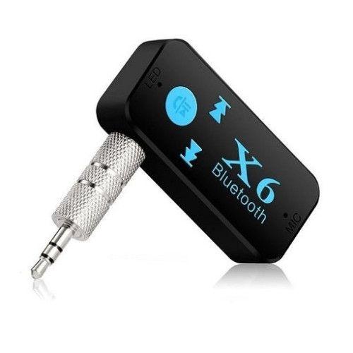 Imagen 1 de Adaptador Bluetooth X6 con Plug - Jack 3.5mm para Carro