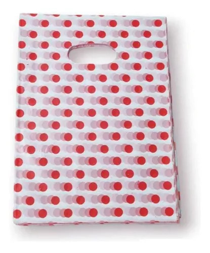 Imagen 1 de 100 Bolsas De Polipapel Decorada De 35x24cm