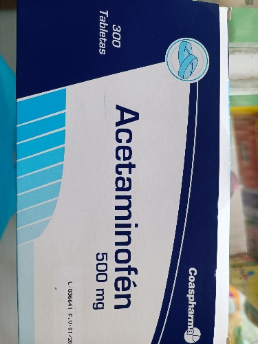 Imagen 1 de Acetaminofén 500mg tableta