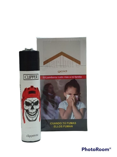 Imagen 1 de Combo malboro blanco + encendedor recargable