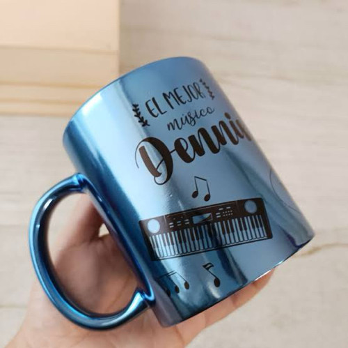 Imagen 1 de Taza Azul Espejo