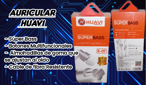 Imagen 1 de AURICULAR HUAVI E07