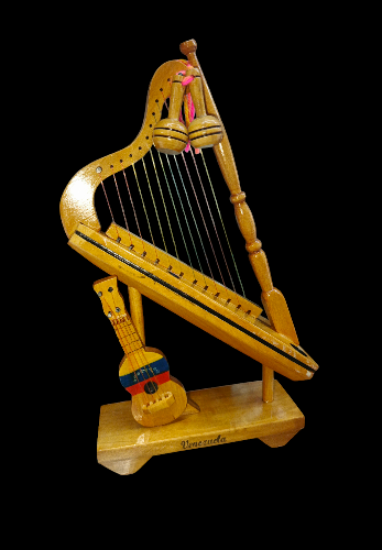 Imagen 1 de Adorno Arpa, Cuatro y Maracas Mediano