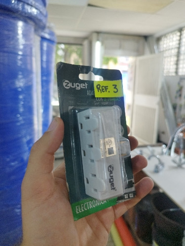 Imagen 1 de ADAPTADOR PARED 3 TOMAS 