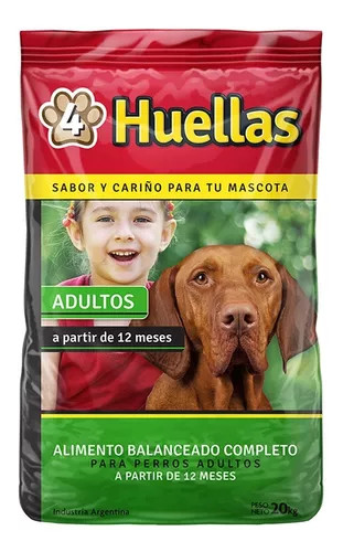Imagen 1 de 4 huellas perro x20 kg