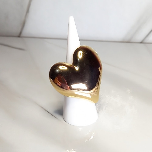 Imagen 1 de Anillo corazón ajustable 