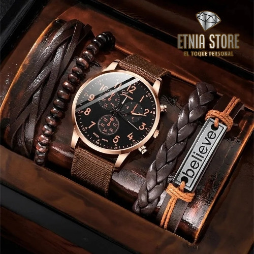 Imagen 1 de Combo café oscuro hombre