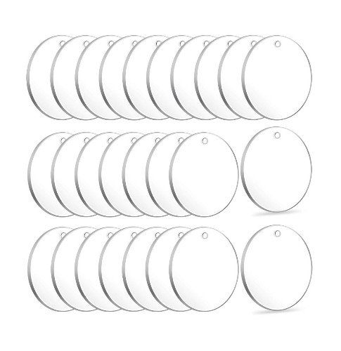 Imagen 1 de Acrilicos Circulares para llavero 5cm (10und)