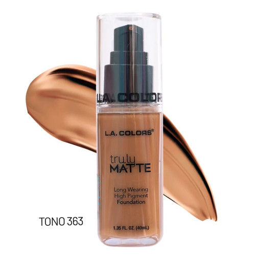 Imagen 1 de Base truly Matte tono 363 LA Colors