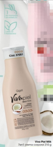 Imagen 1 de 7 en 1 crema corporal coco