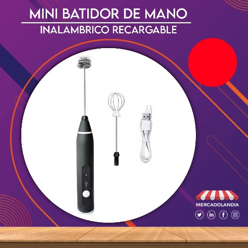 Imagen 1 de Mini batidor recargable