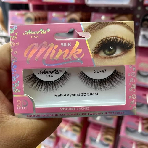 Imagen 1 de Amorus - Pestañas Silk Mink - Pestaña Amorus 3D 47