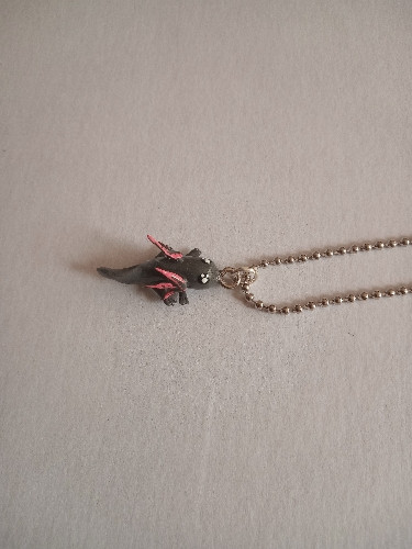 Imagen 1 de Collar de ajolotito Negro