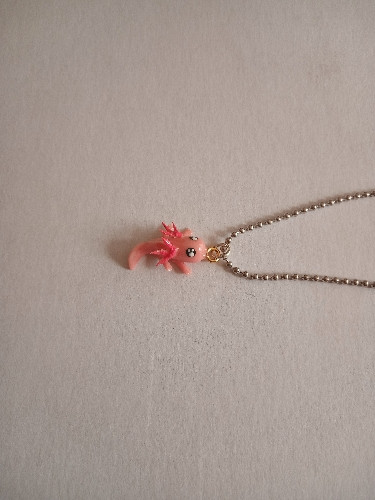 Imagen 1 de Collar de ajolotito rosa 
