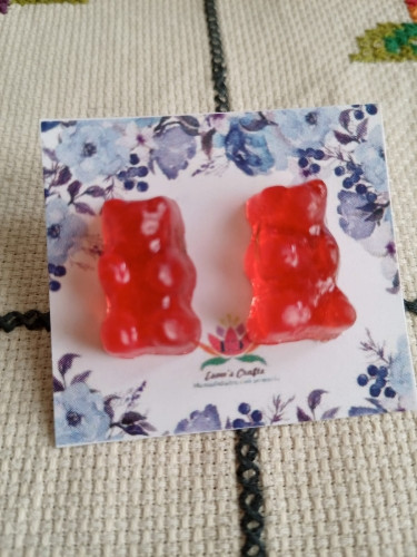 Imagen 1 de Aretes de panditas de naranja 