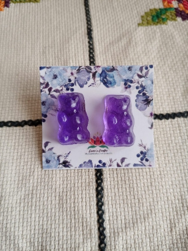 Imagen 1 de Aretes de panditas de uva 