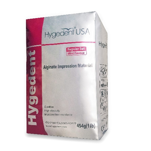 Imagen 1 de ALGINATO HYGEDENT REGULAR x 454gr