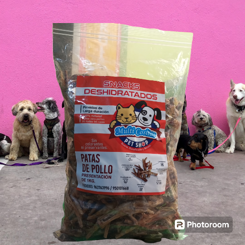 Imagen 1 de 1kg. Patitas de pollo deshidratado