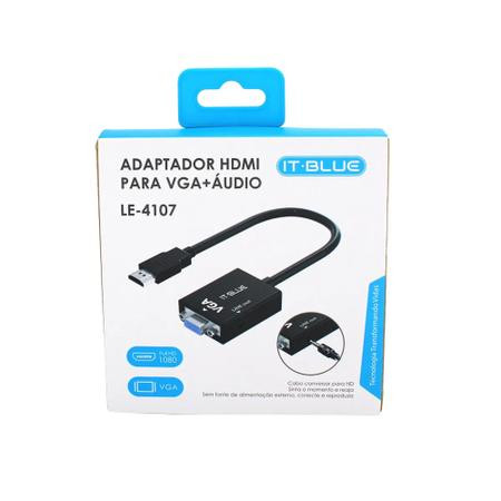 Imagem 1 de Adaptador VGA para HDMI 