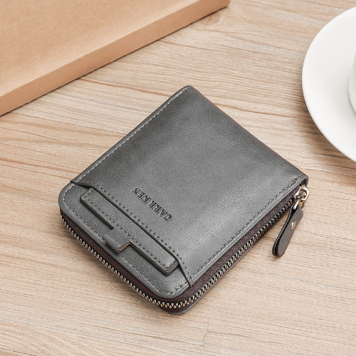 Imagen 1 de Cartera gris con porta credencial 